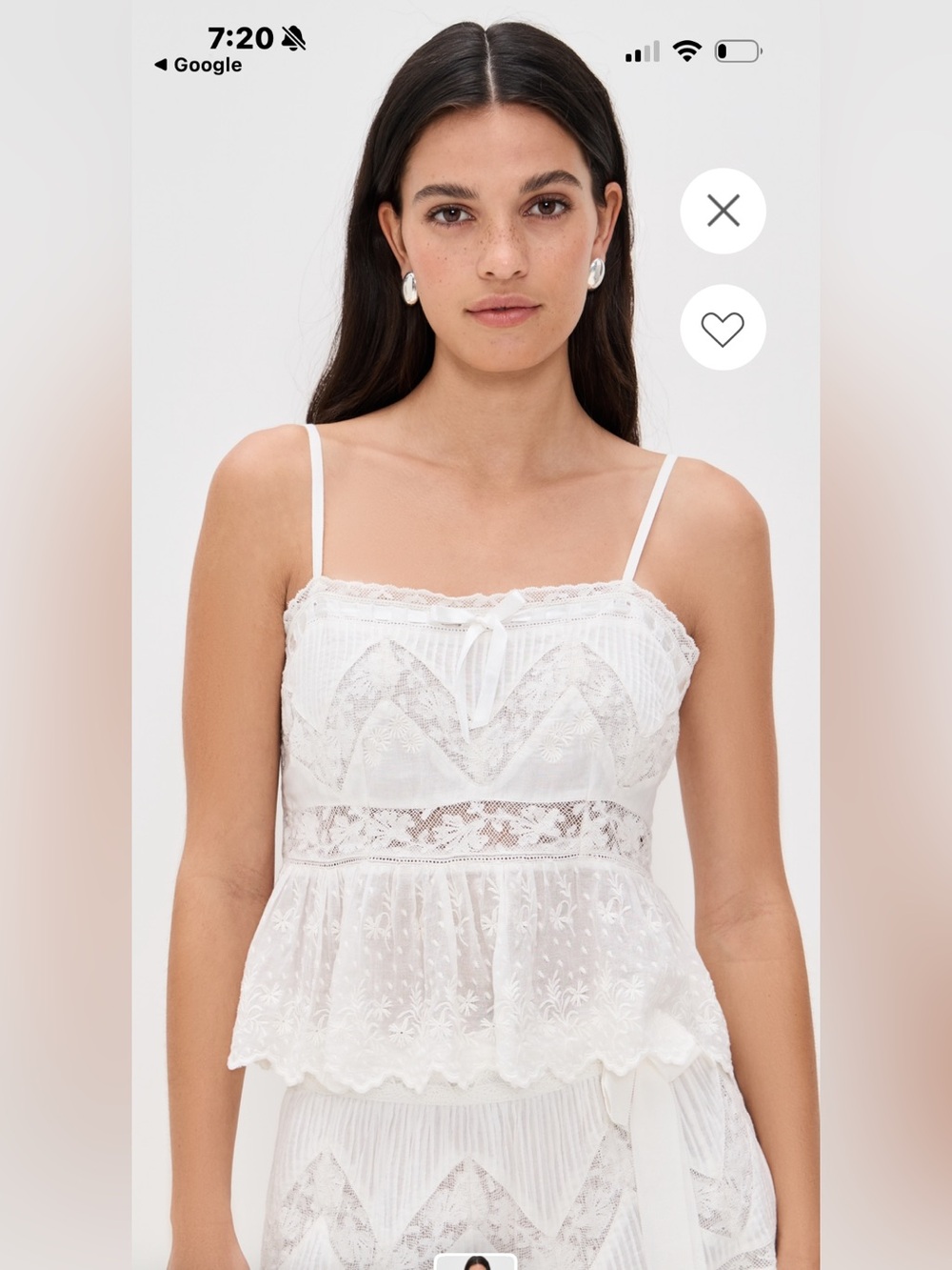 LOVESHACKFANCY ROWINA TOP - Picture 4 of 6